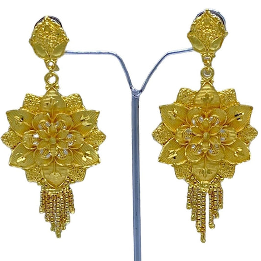 Gold  Earring  with Microplating