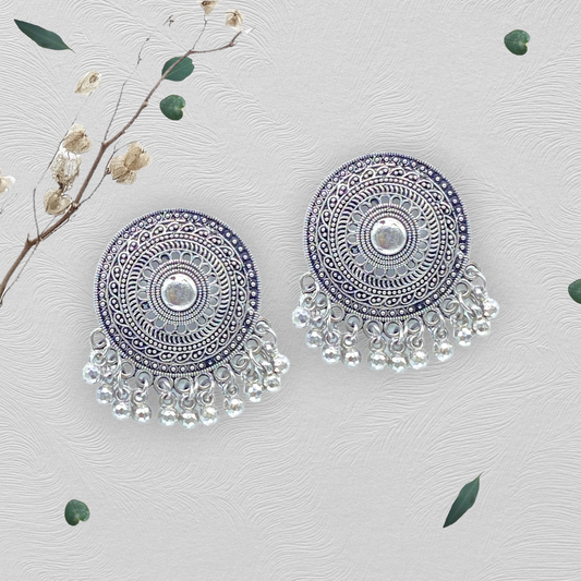 Oxidised Stud Earrings