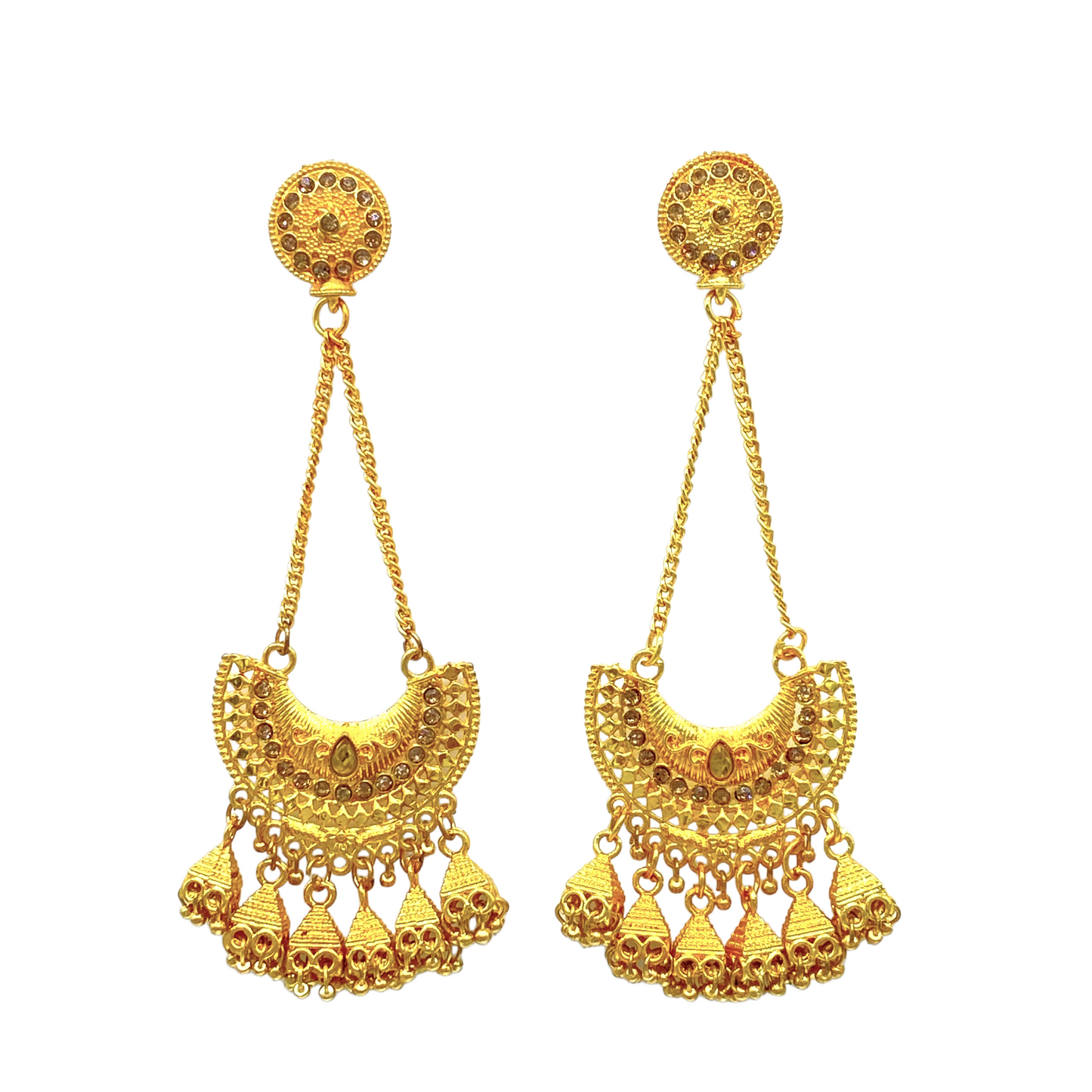 Elegant Drop Gold Earrings