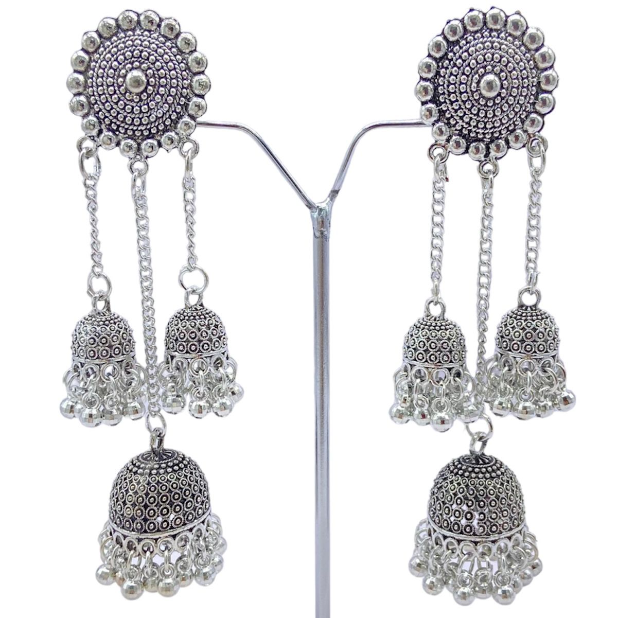 Circular Triple hanging Zumkha Dangler Earring