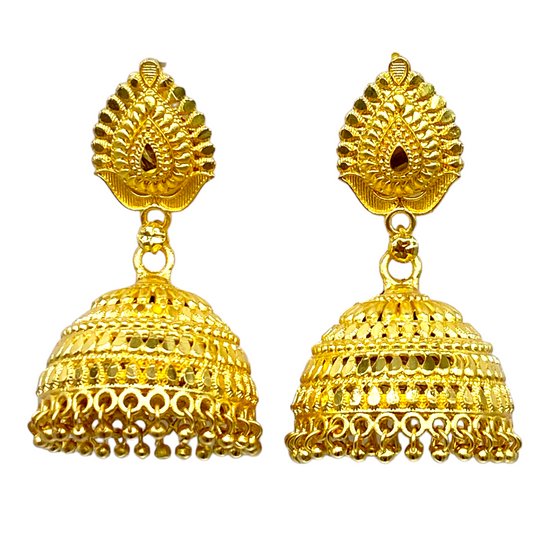Gold Zumkha Earring