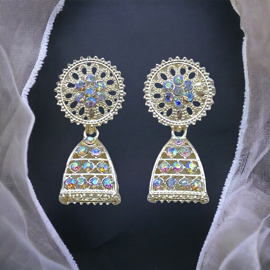 White Gold Earrings