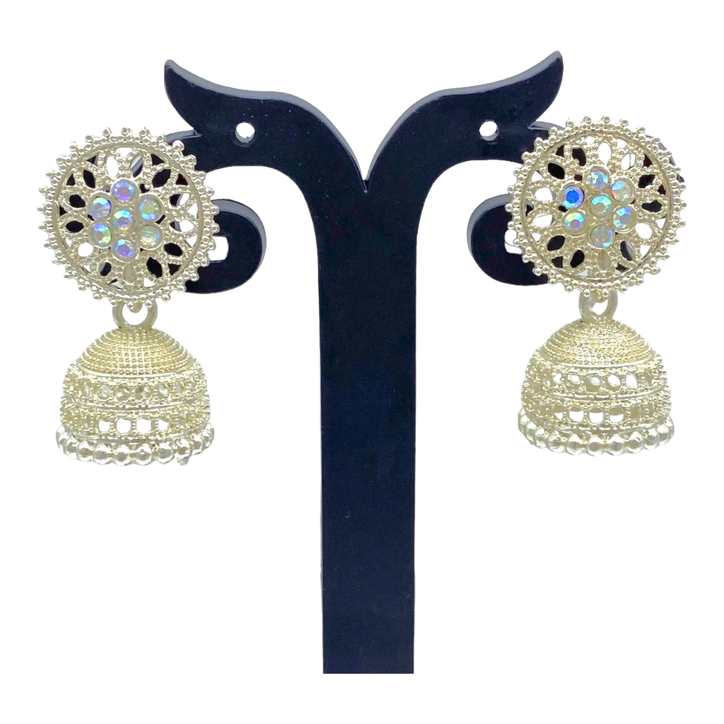 White Gold Earrings