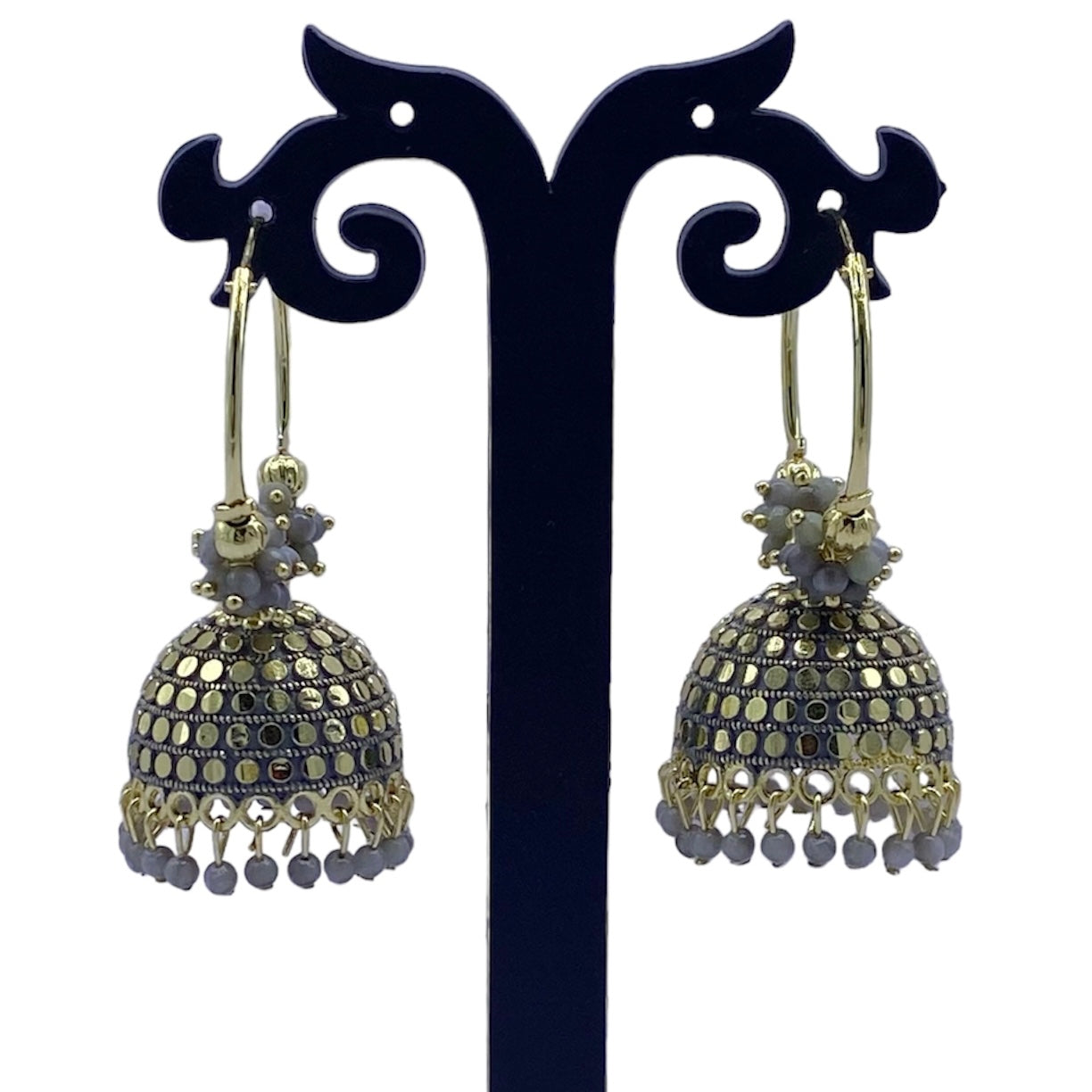 Color Earring with Stunning Doted Design