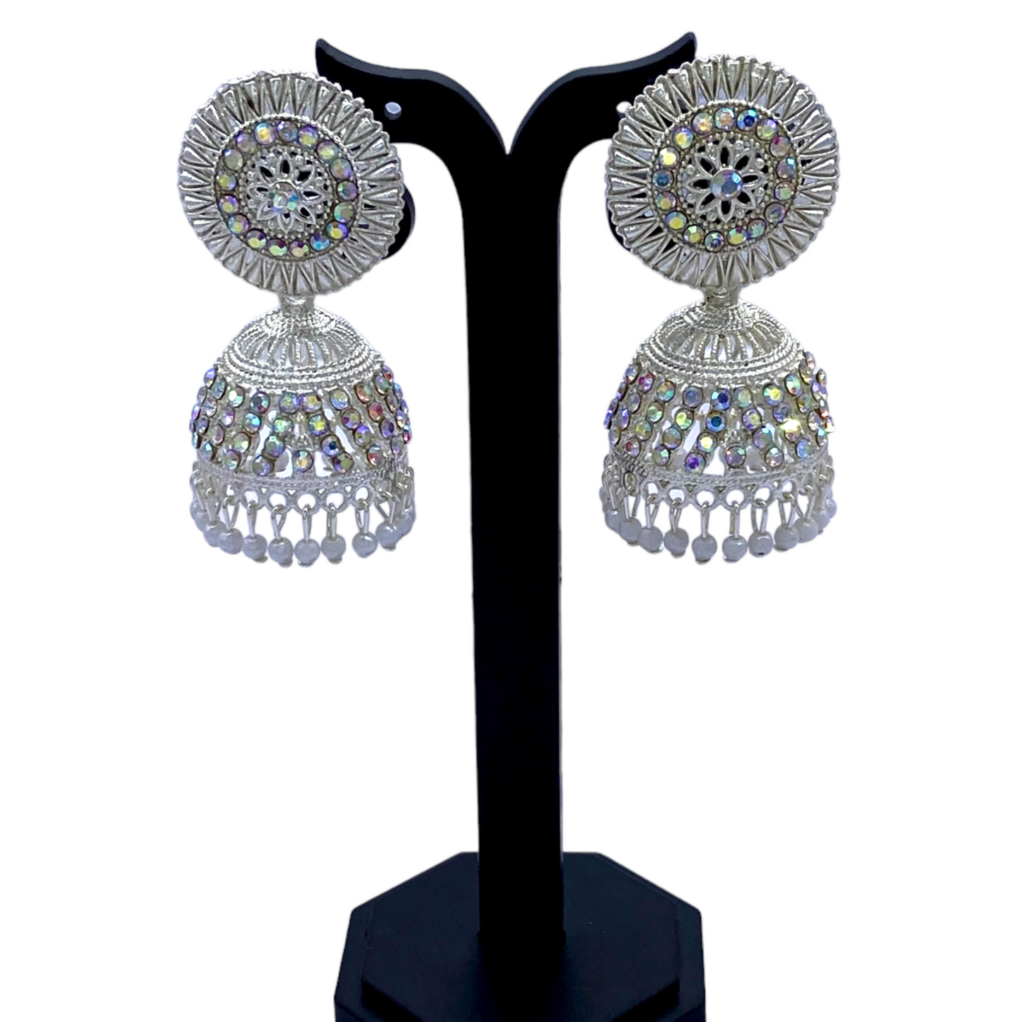 White Gold Zumkhi  Earring