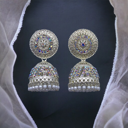 White Gold Earring