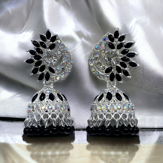 White gold Plated Zumkha Earring