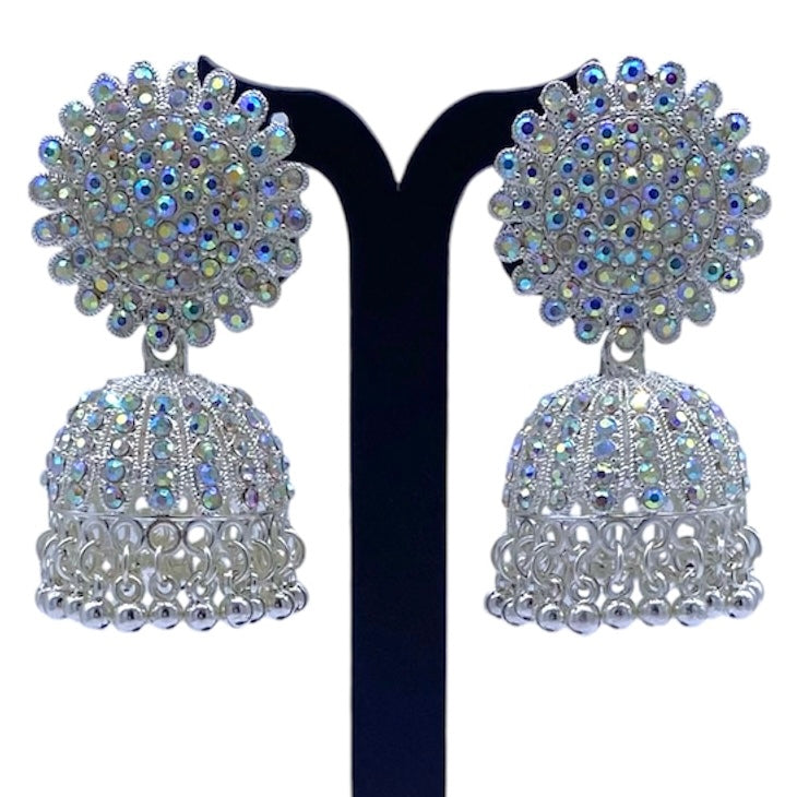White Gold Zumkha Earring