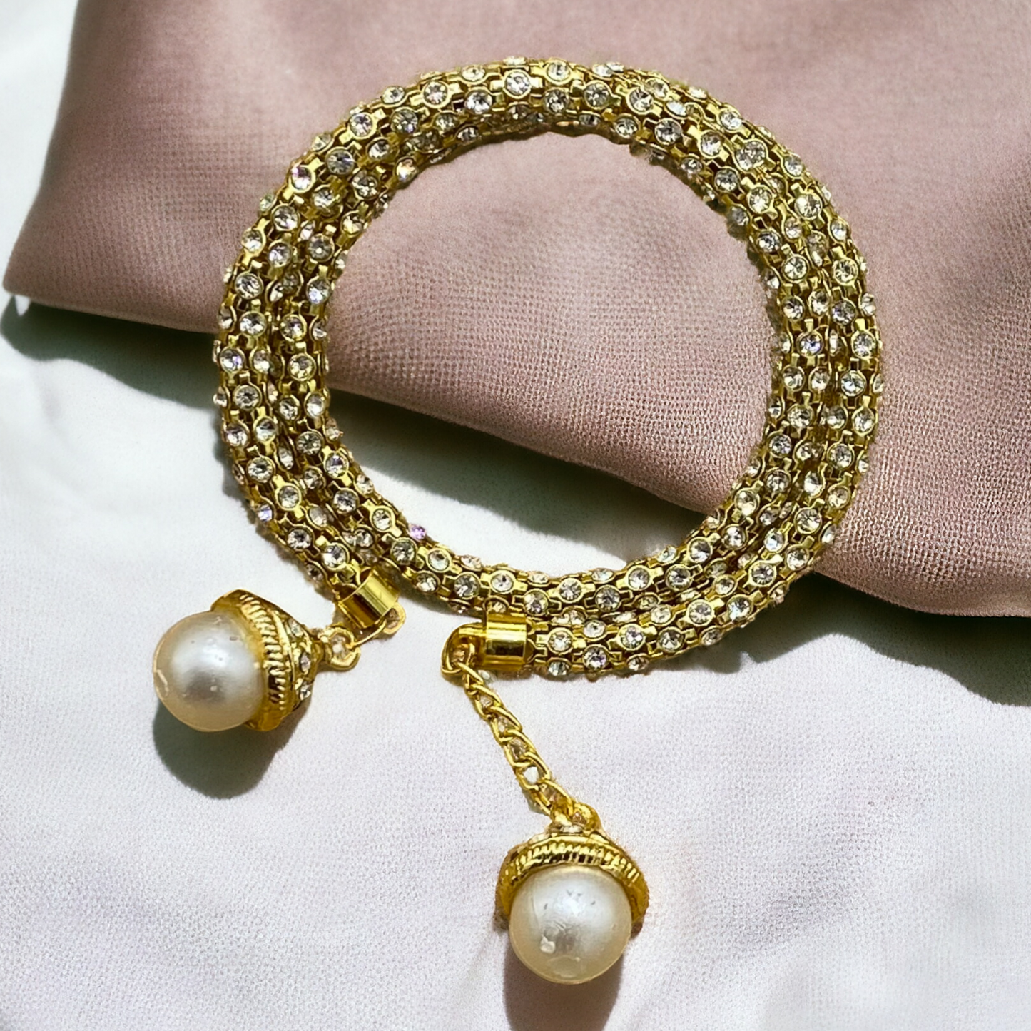 Classic Pearl Silver Plating Bracelet
