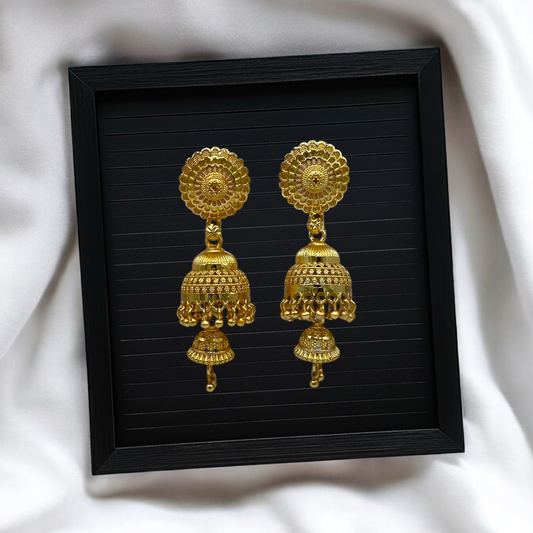Gold Zumkha Earring
